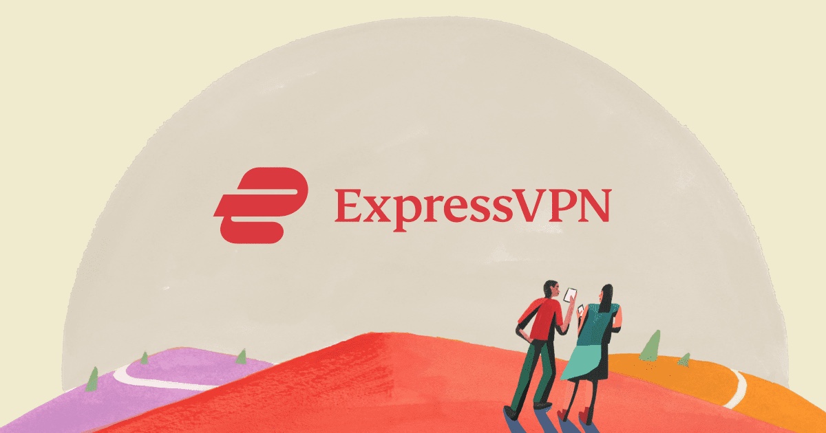 ExpressVPNの公式イメージ画像(ブランドイラスト)
