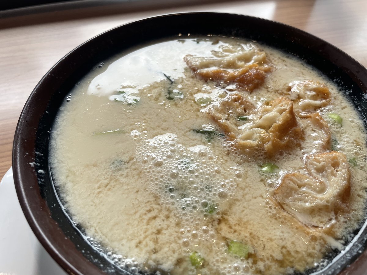 咸豆漿に油条(2026年9月撮影)
